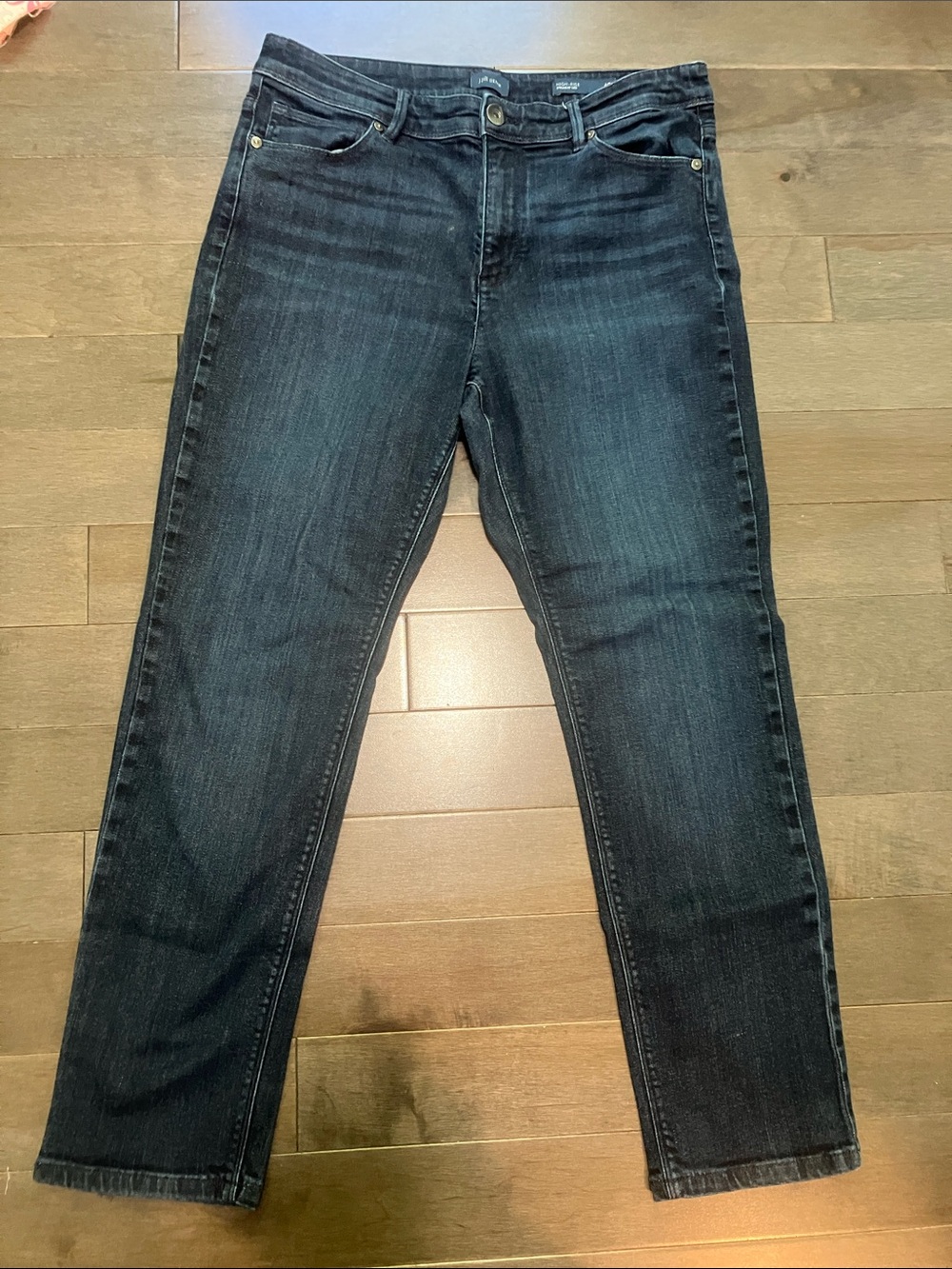 J. Jill High-Rise Straight Jeans in Dark wash Size 12 petite